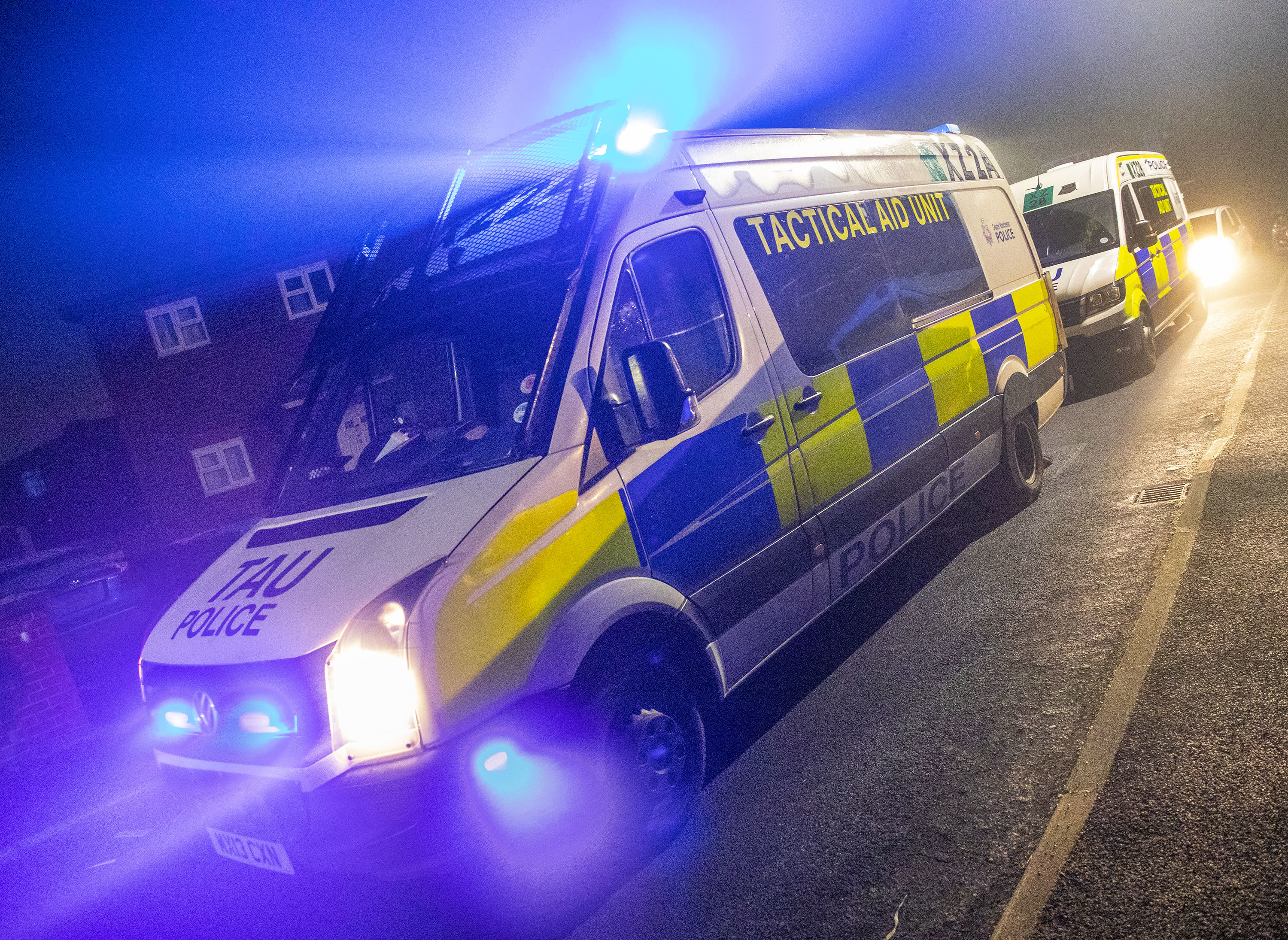 Greater Manchester Police TAU van