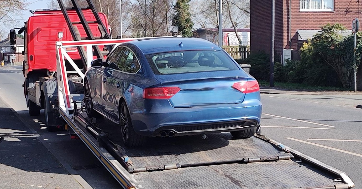 Car seized in Wigan
