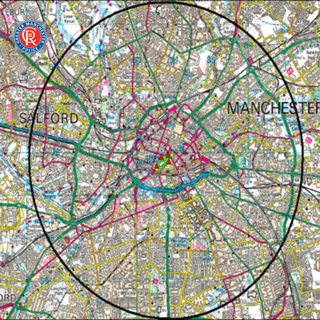 GMP drone restrictions map