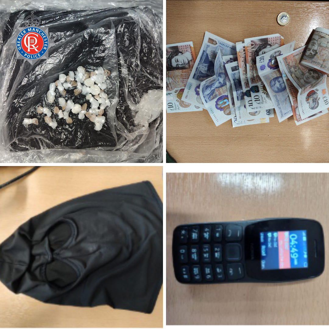 Drugs seized in Trafford
