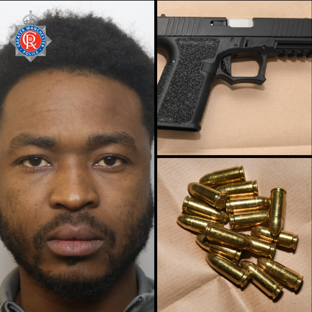 Veke Koissia Soumahoro and a gun