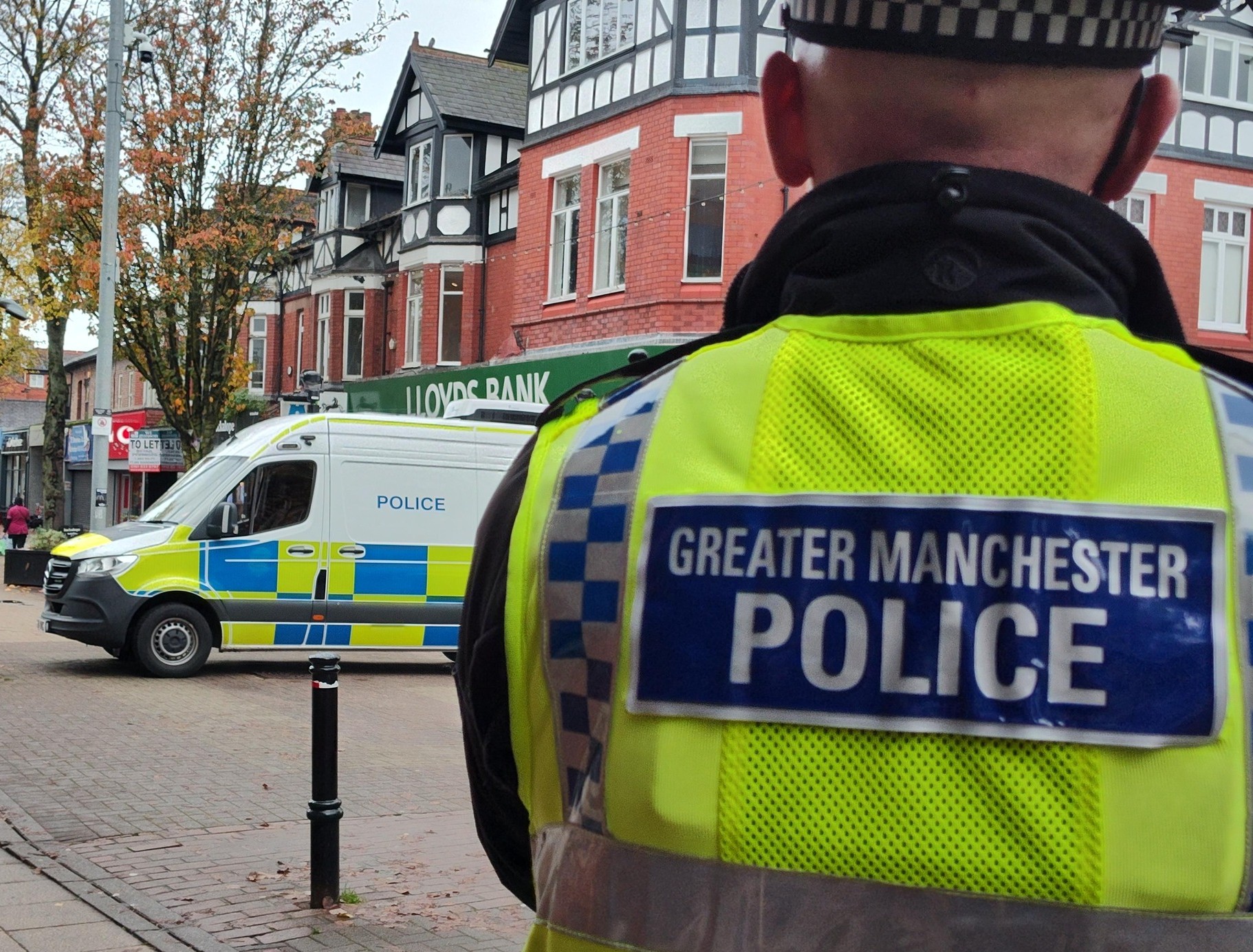 Trafford officer and van.jpg