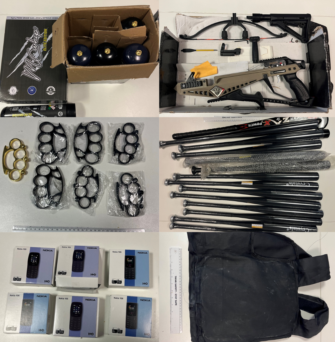 Seized items