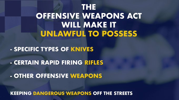 Home Office Offensive Weapon Scheme