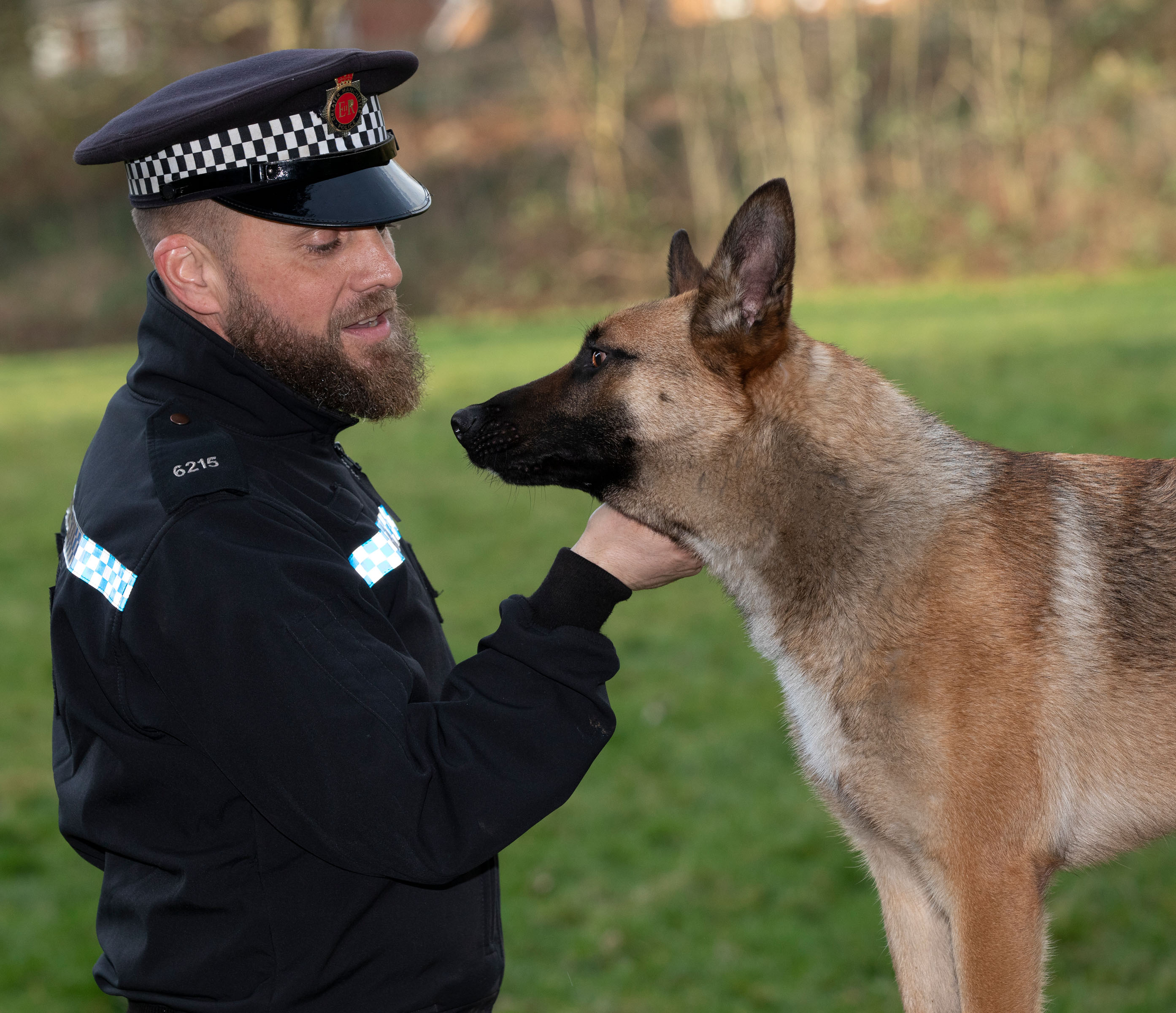 PC Andy Cale with Jake
