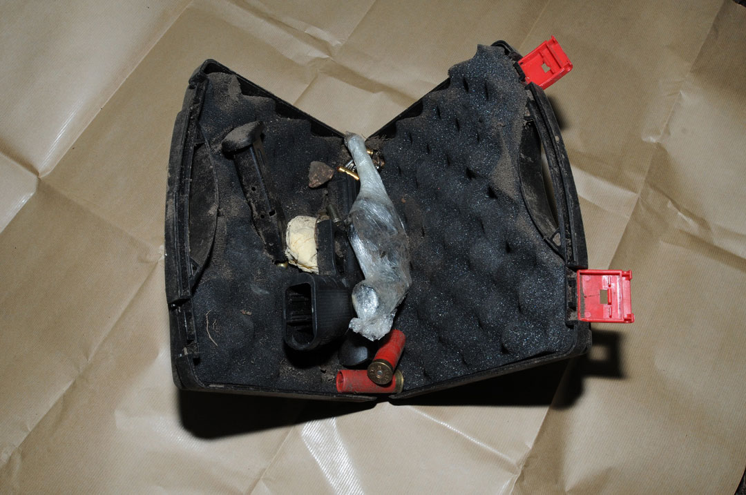 Man jailed after detectives find guns and ammunition in woodland ...