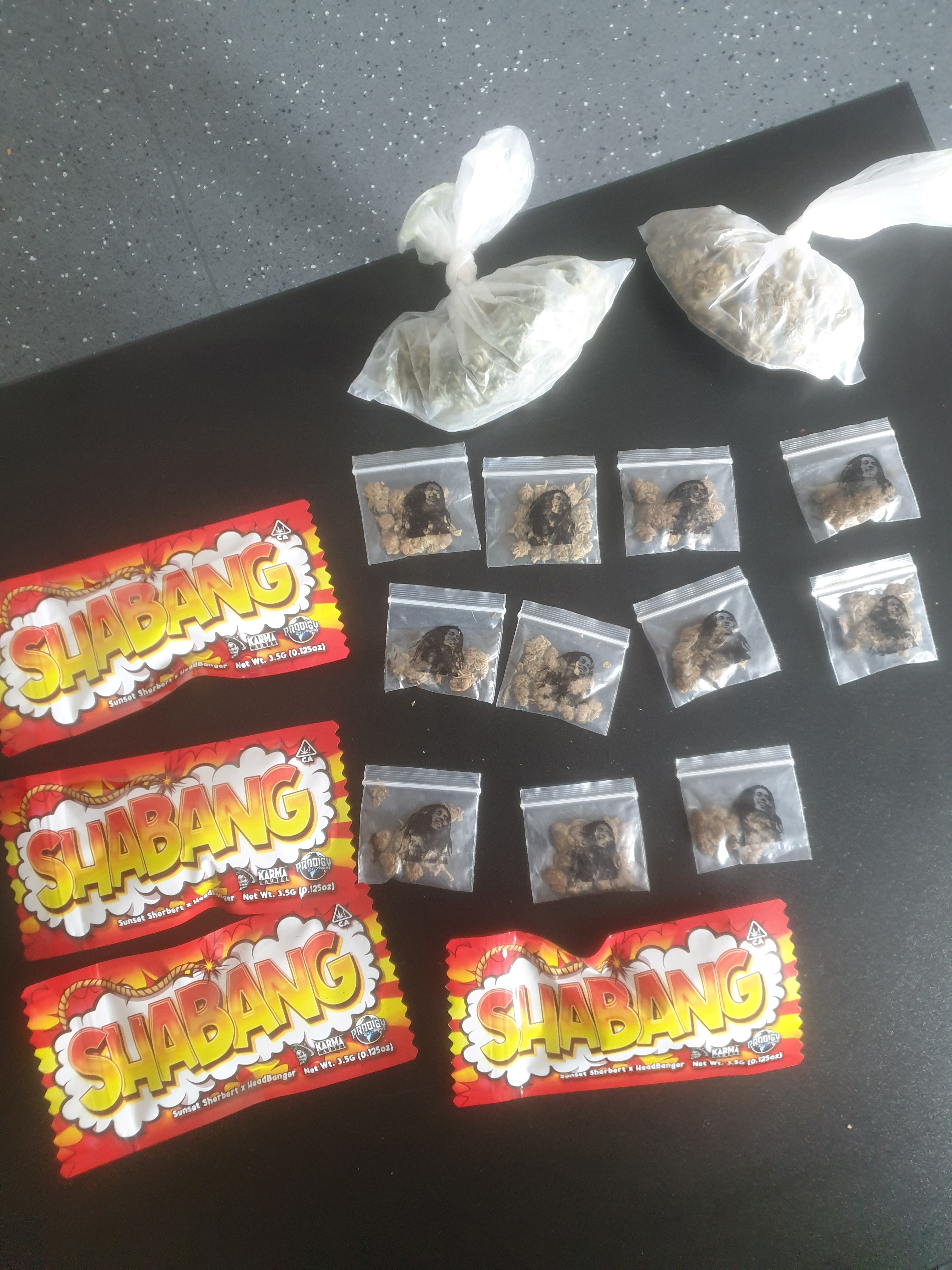 Class A and class B drugs were discovered by officers.