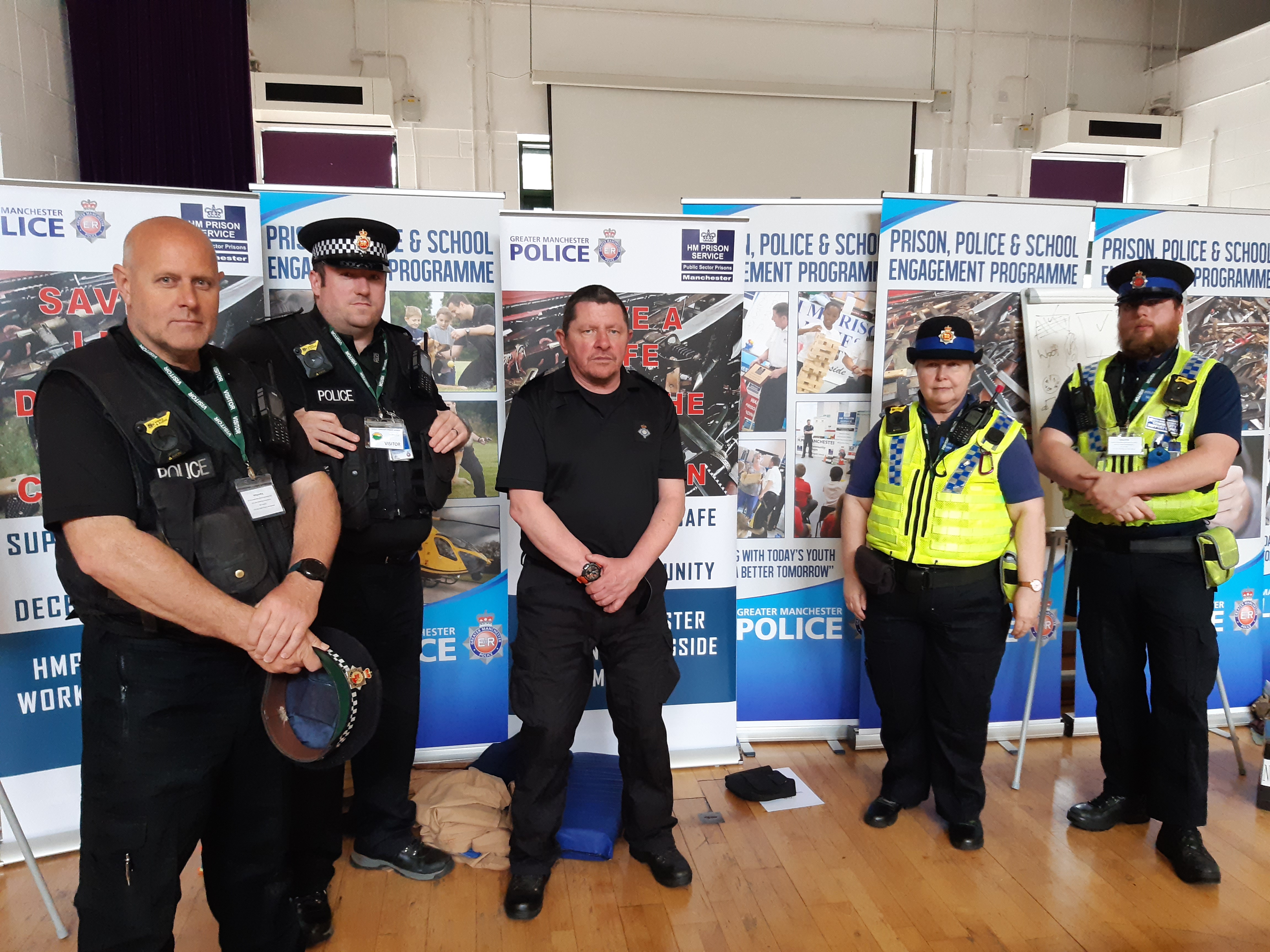 School support offciers, PCSOs and Paul McGovern delivered the sessions. 
