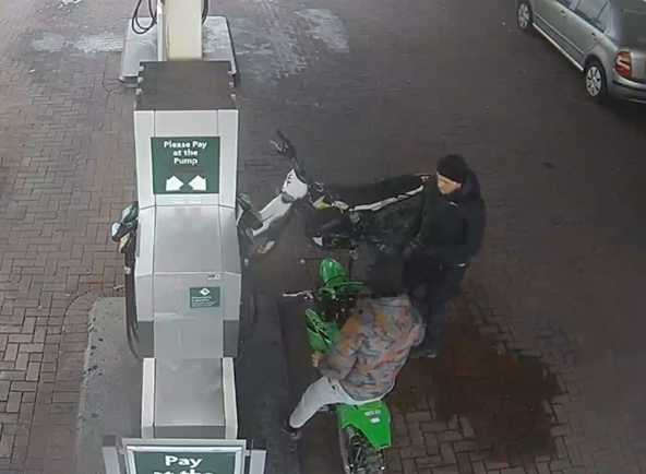Officers want to speak to the men pictured.