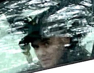 CCTV appeal image of man in car