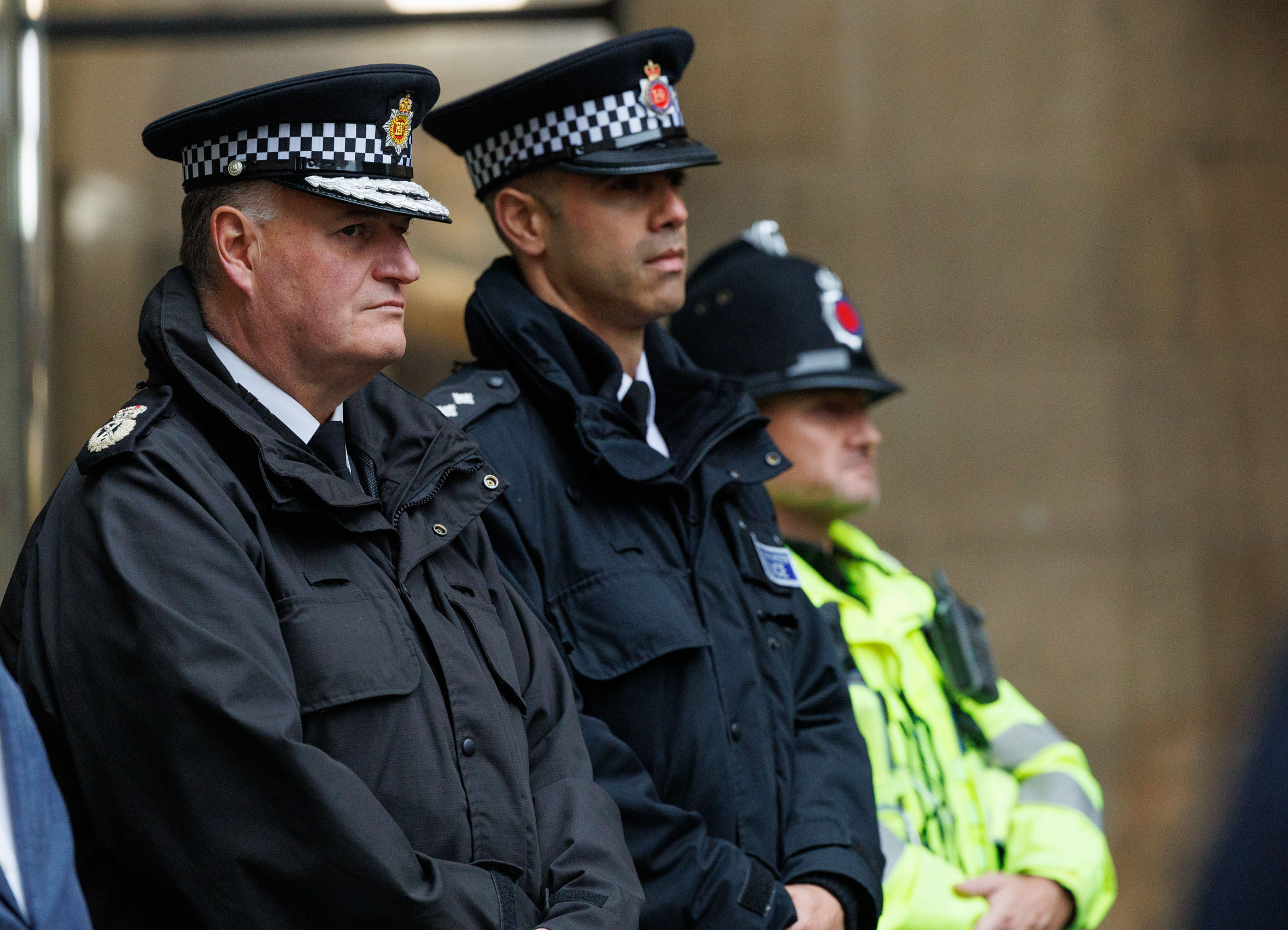 Chief Constable Stephen Watson and Inspector Michael Tachauer - Chair of the Jewish Police Association 