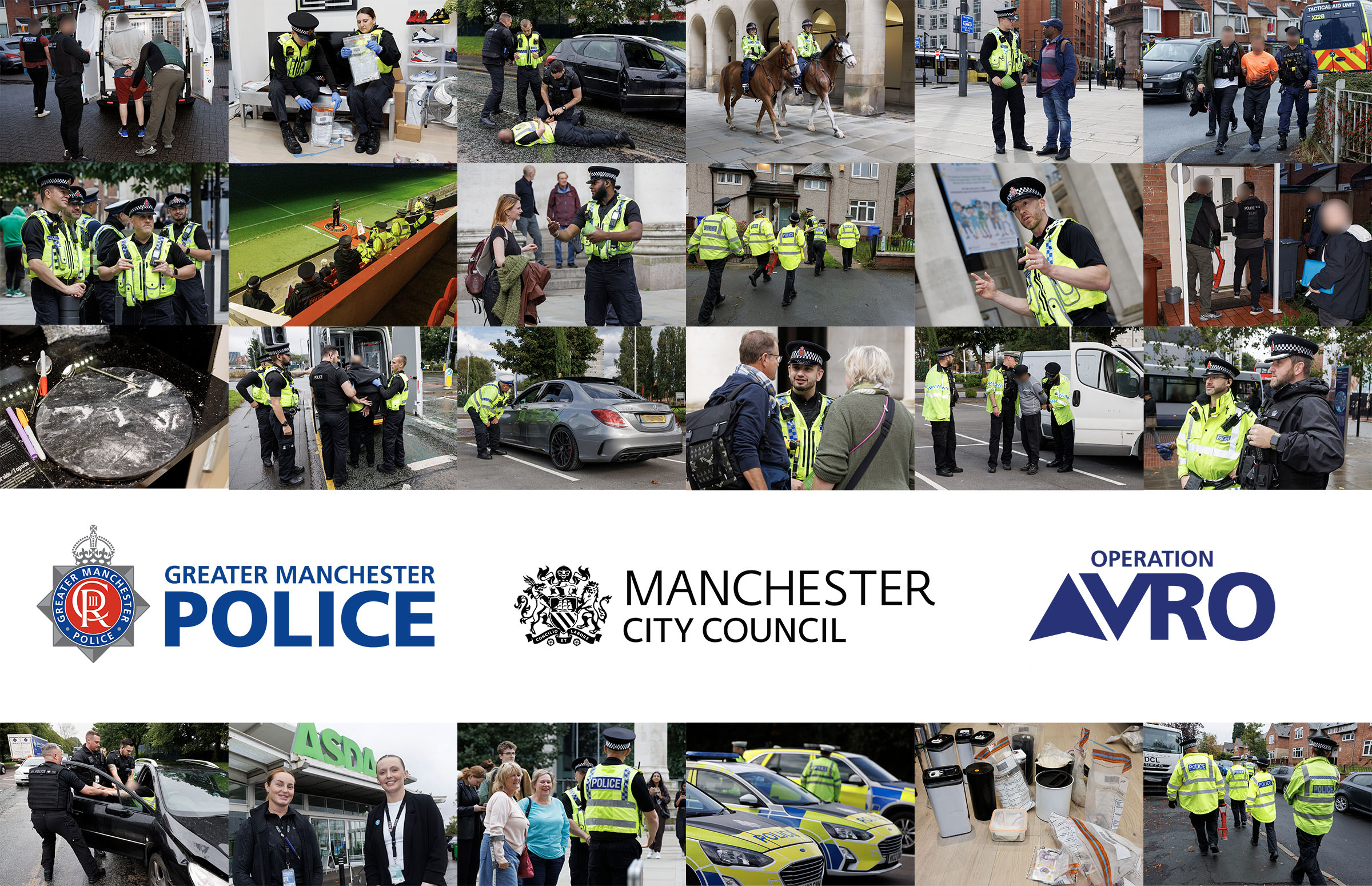Operation AVRO returned to the City of Manchester.