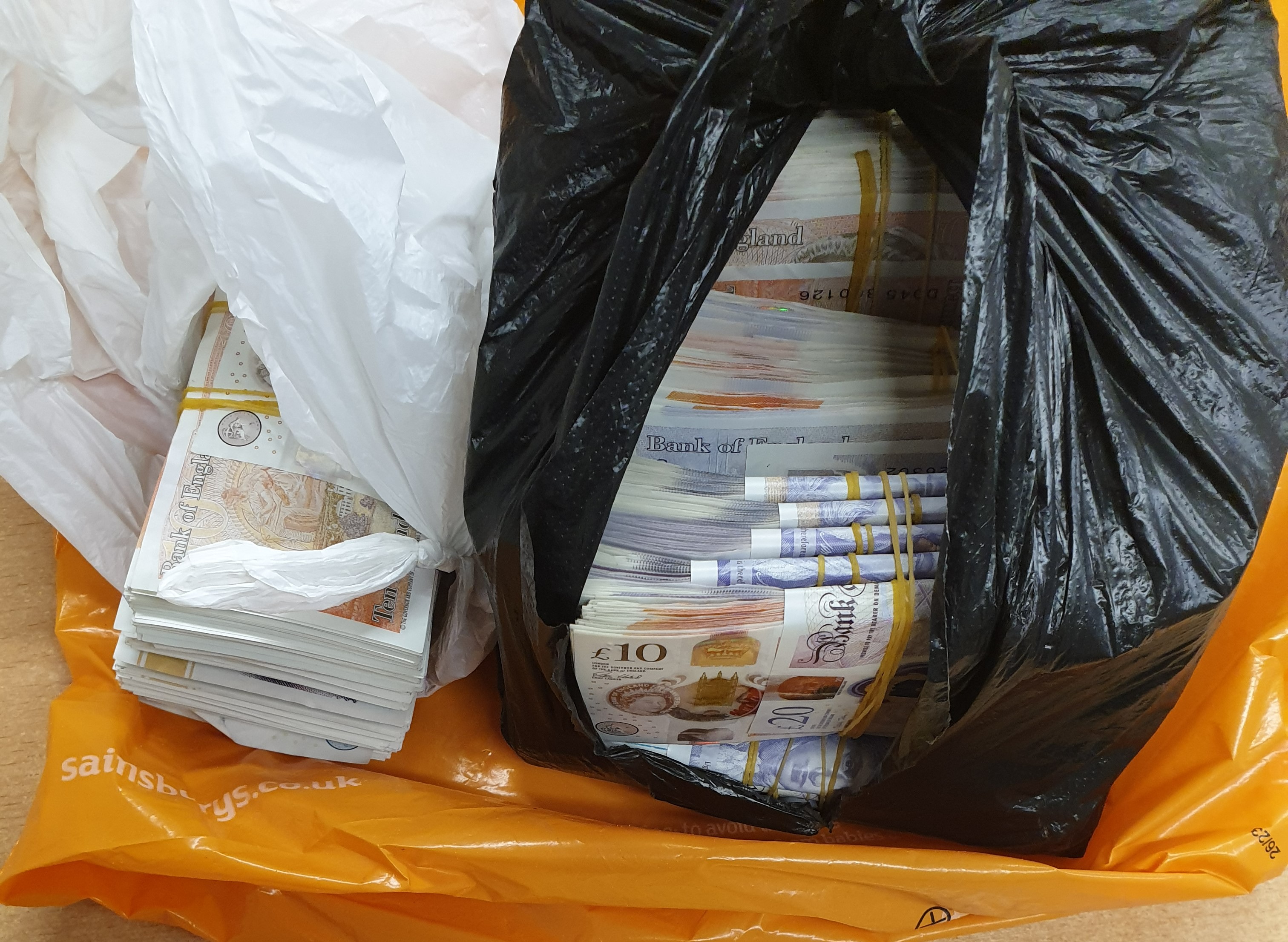 £50,000 in cash was seized.