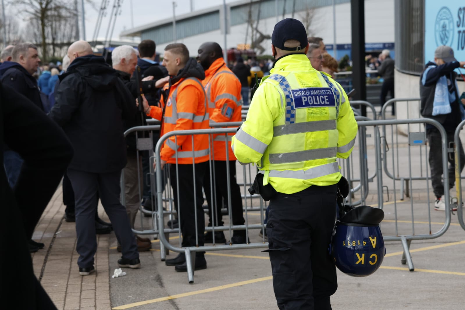 A man was charged following the Manchester derby