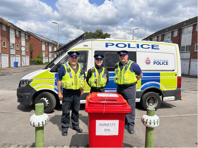 Salford knife amnesty bin