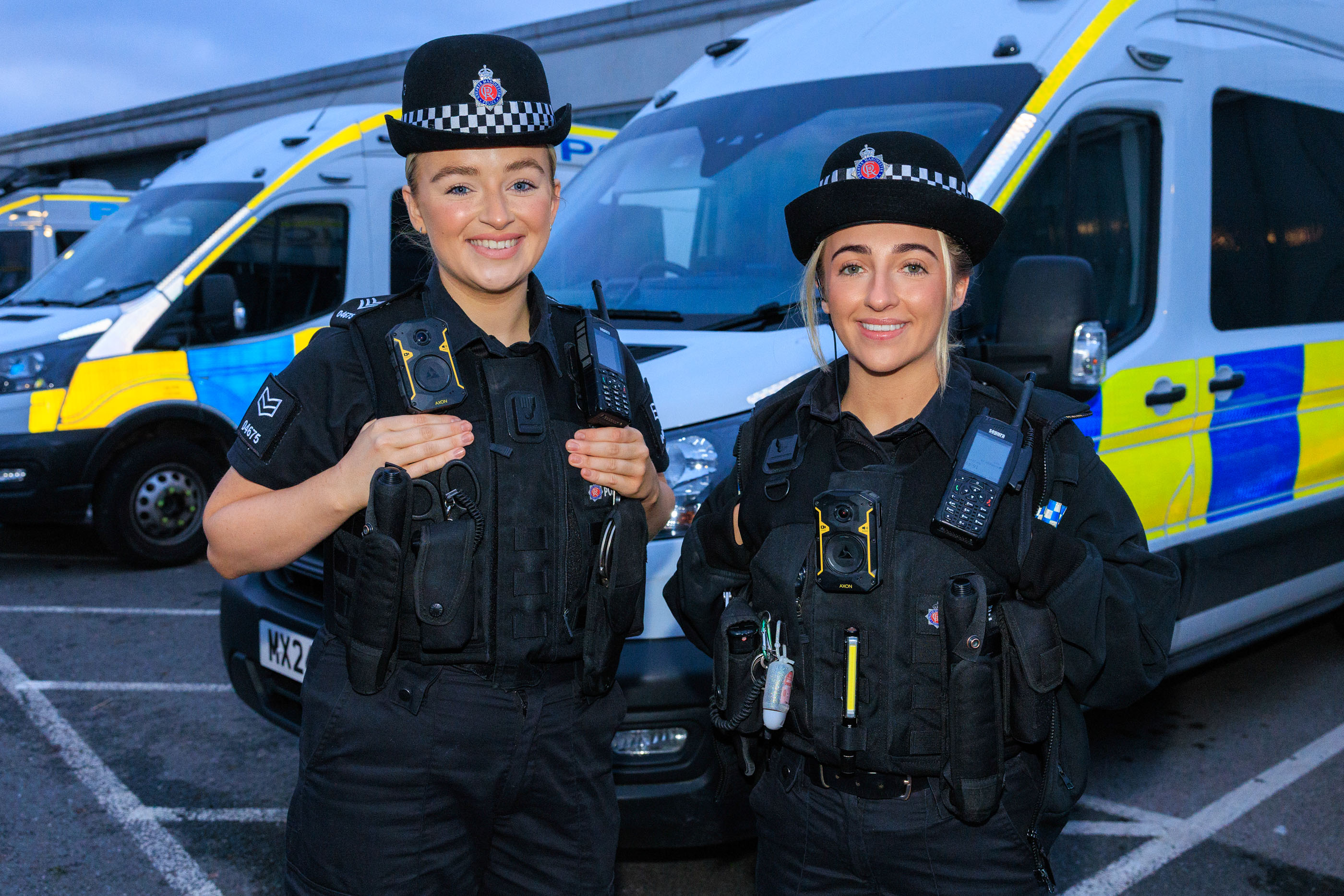 Sergeant Amber McLeod and PC Olivia Brotherton