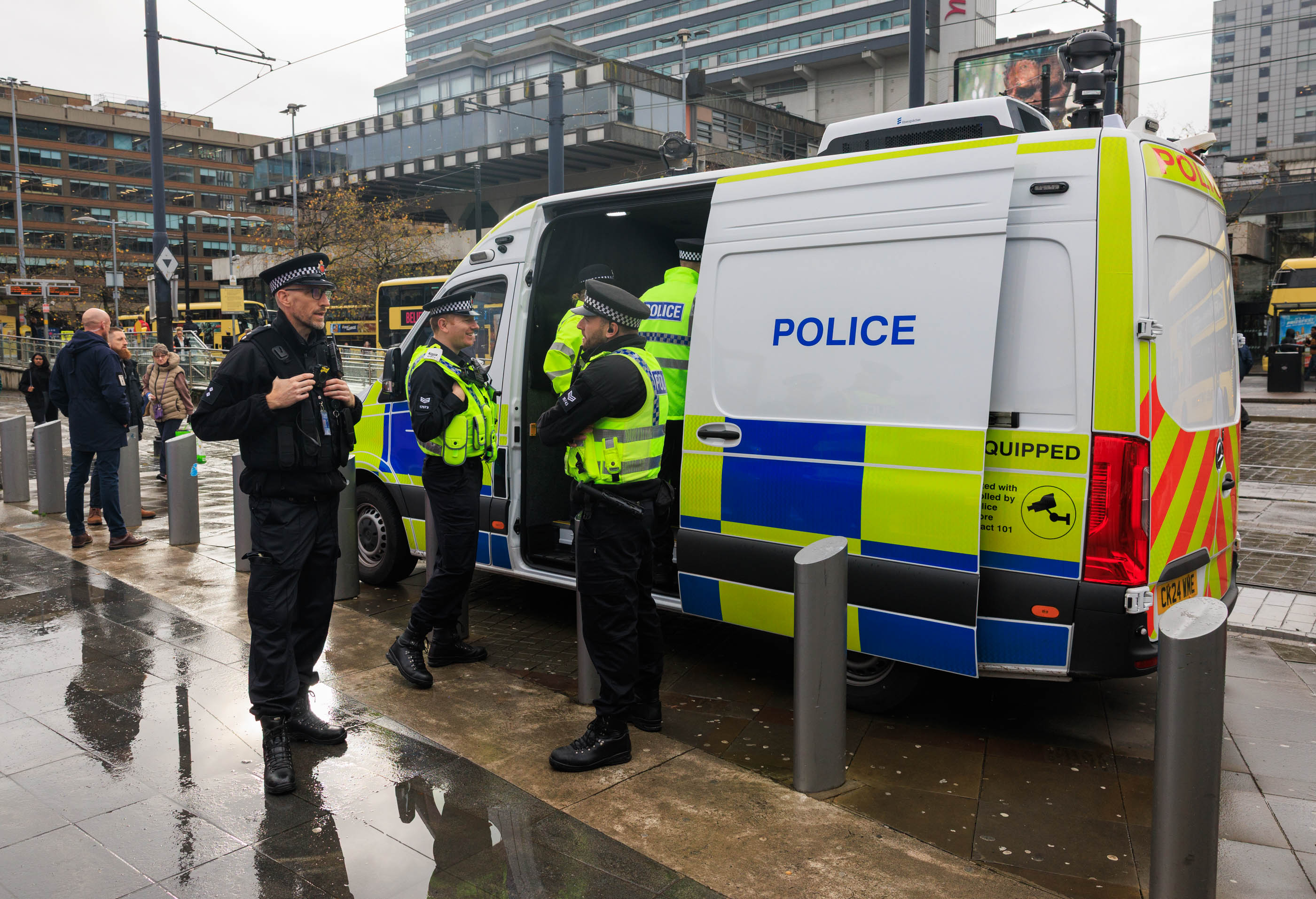 LFR van in Manchester city centre