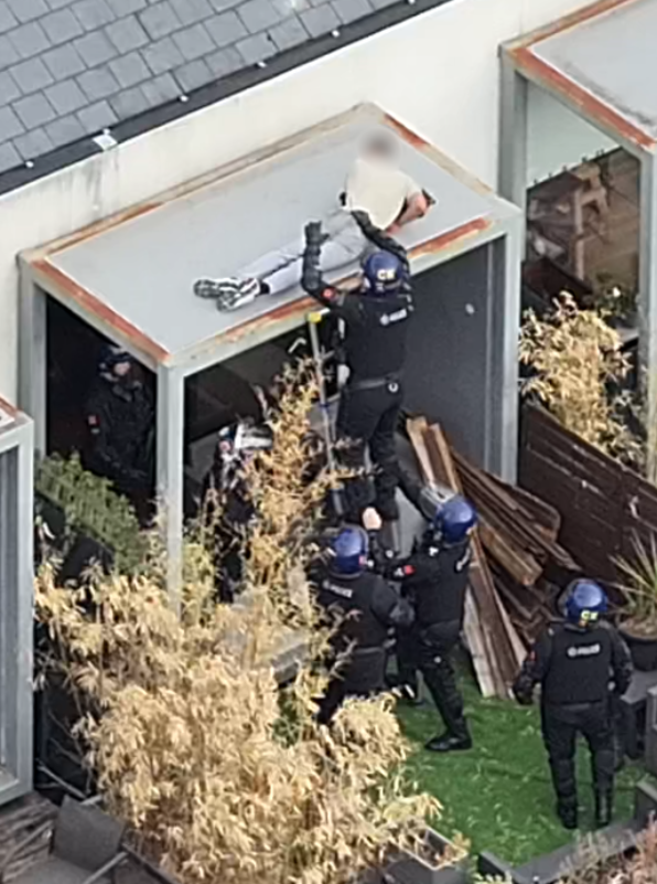 the man was arrested 
