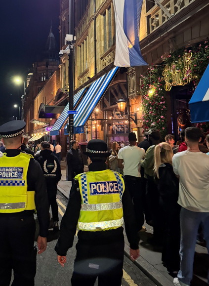 Officers on patrol as part of Op Safer Streets