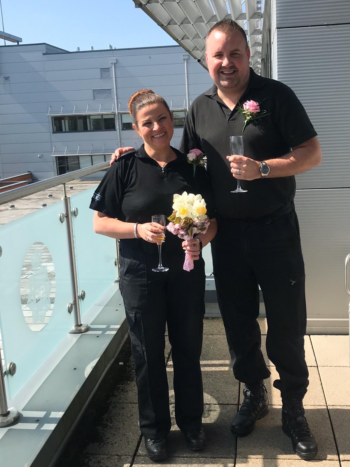 Sergeant Marie McNulty and PC Jay McGreavy 