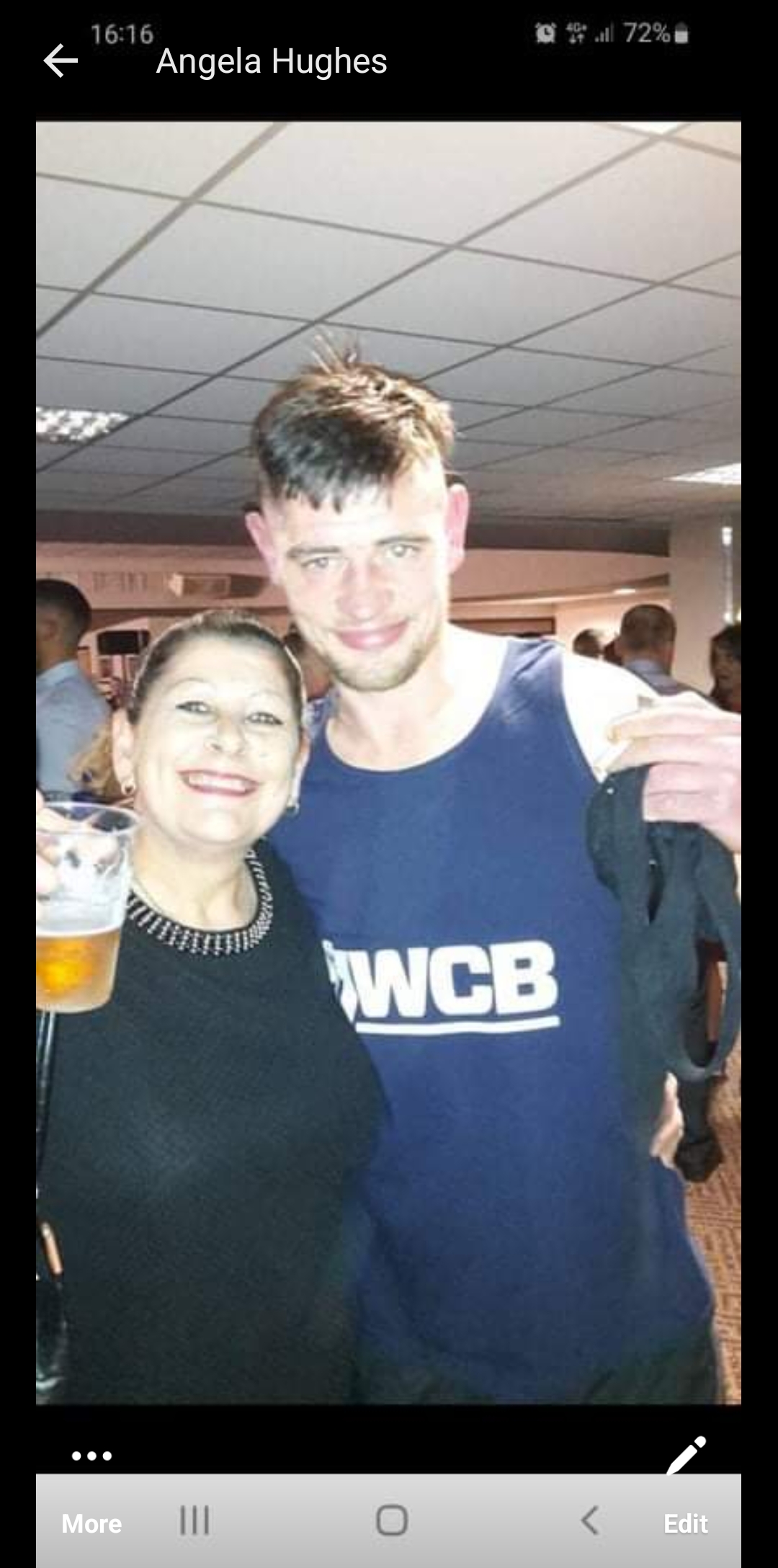 Christopher and his mum