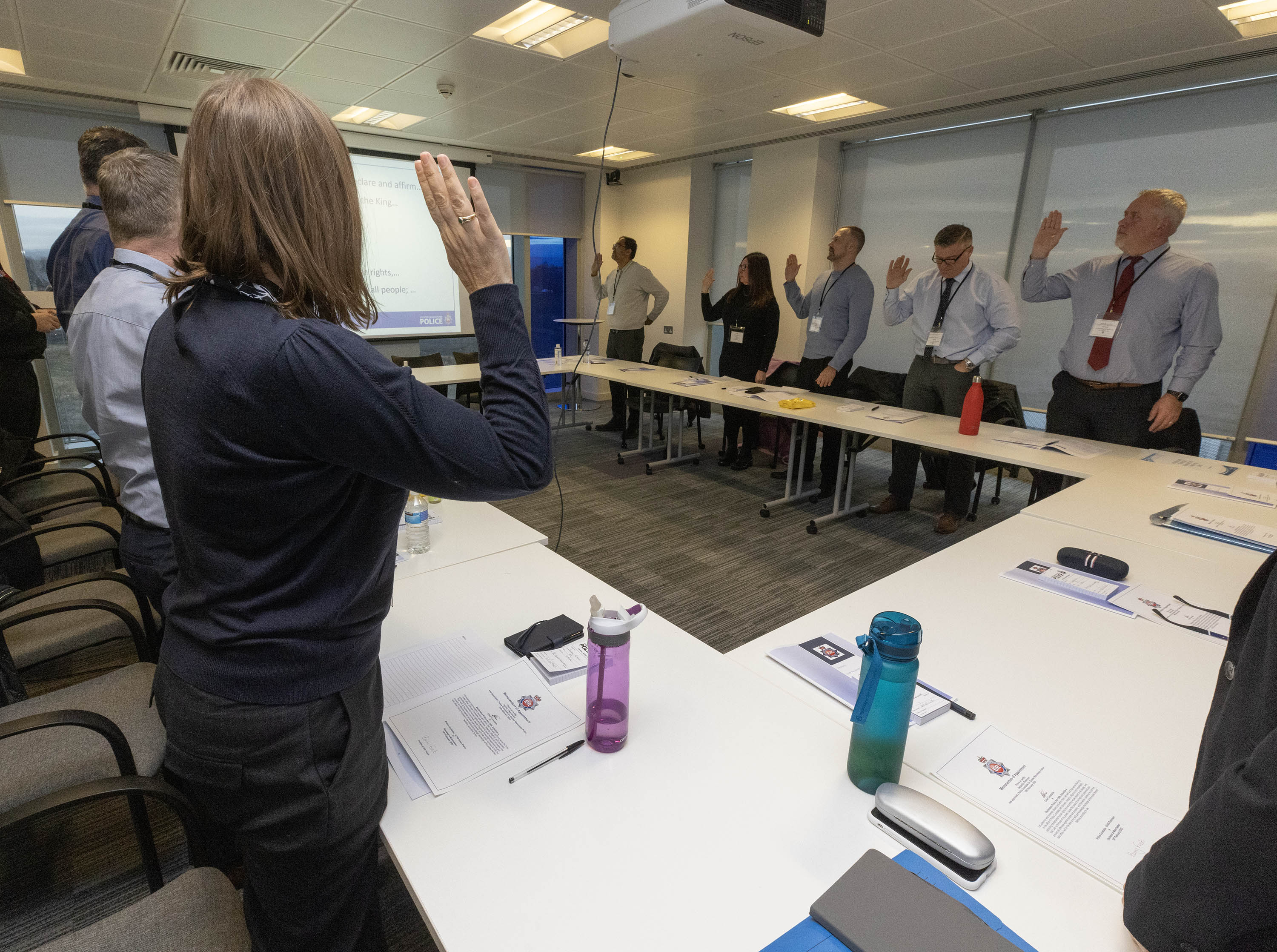 GMP officers being attested