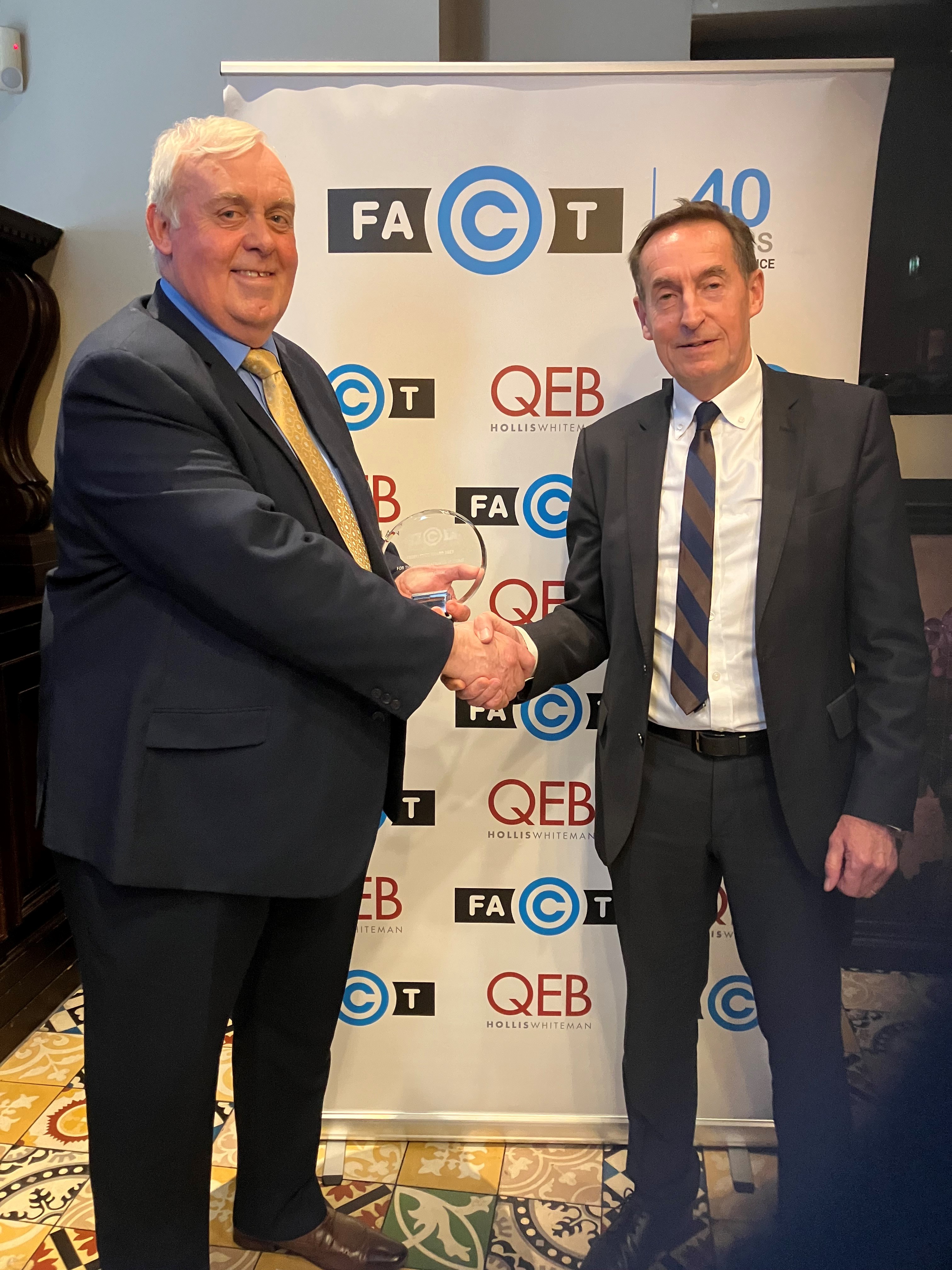 Keith Graham & FACT CEO Kieron Sharp