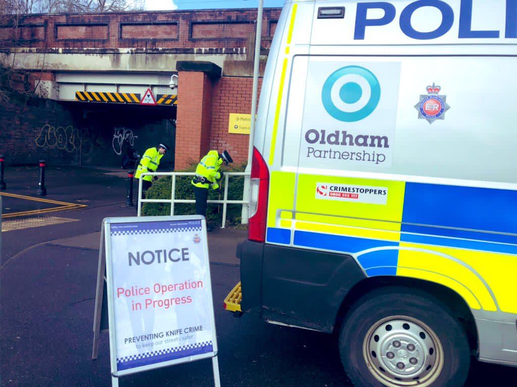 The District Special Constables making a 'Special' effort to help cut down crime in the community in Oldham.