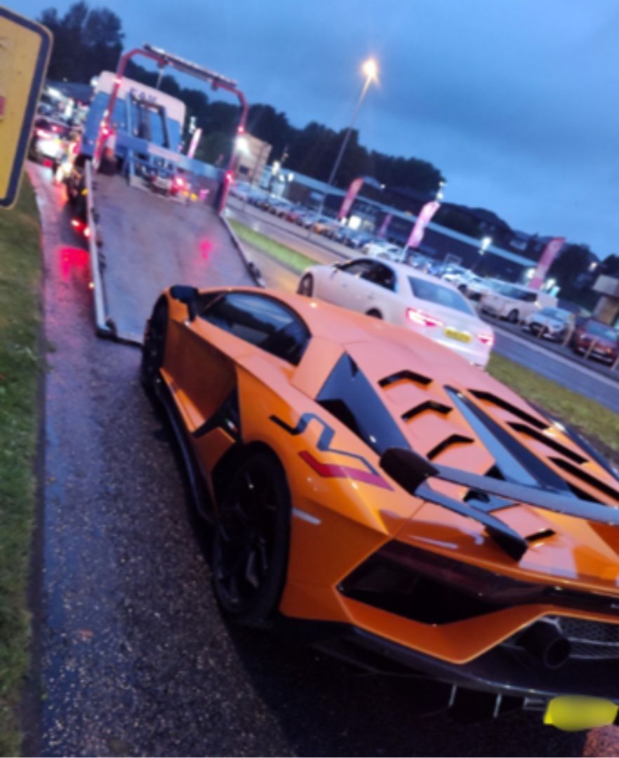 Seized Lambo.
