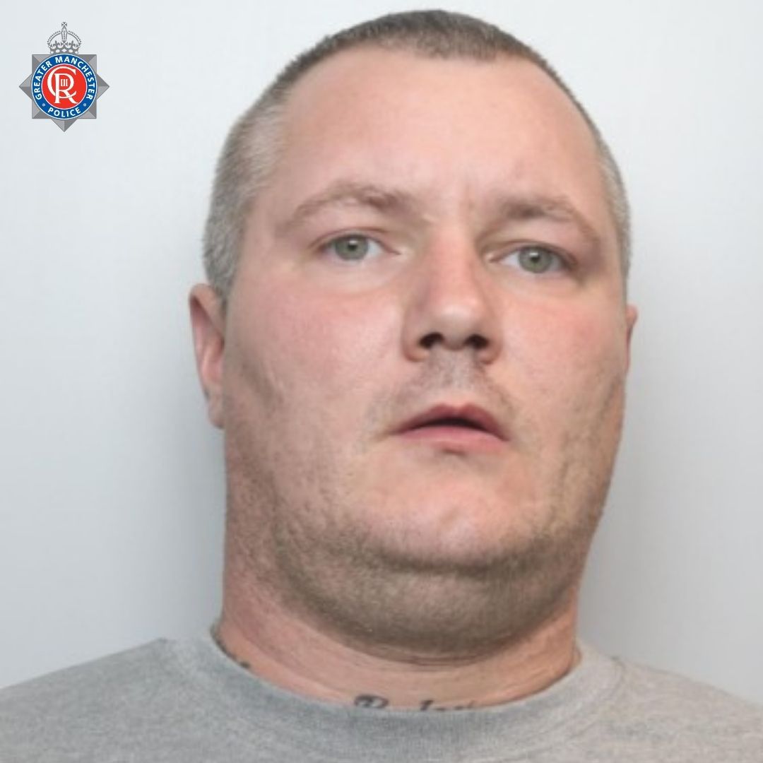 Charles McMurray (23/08/1989) of Satchel Close, Wigan.