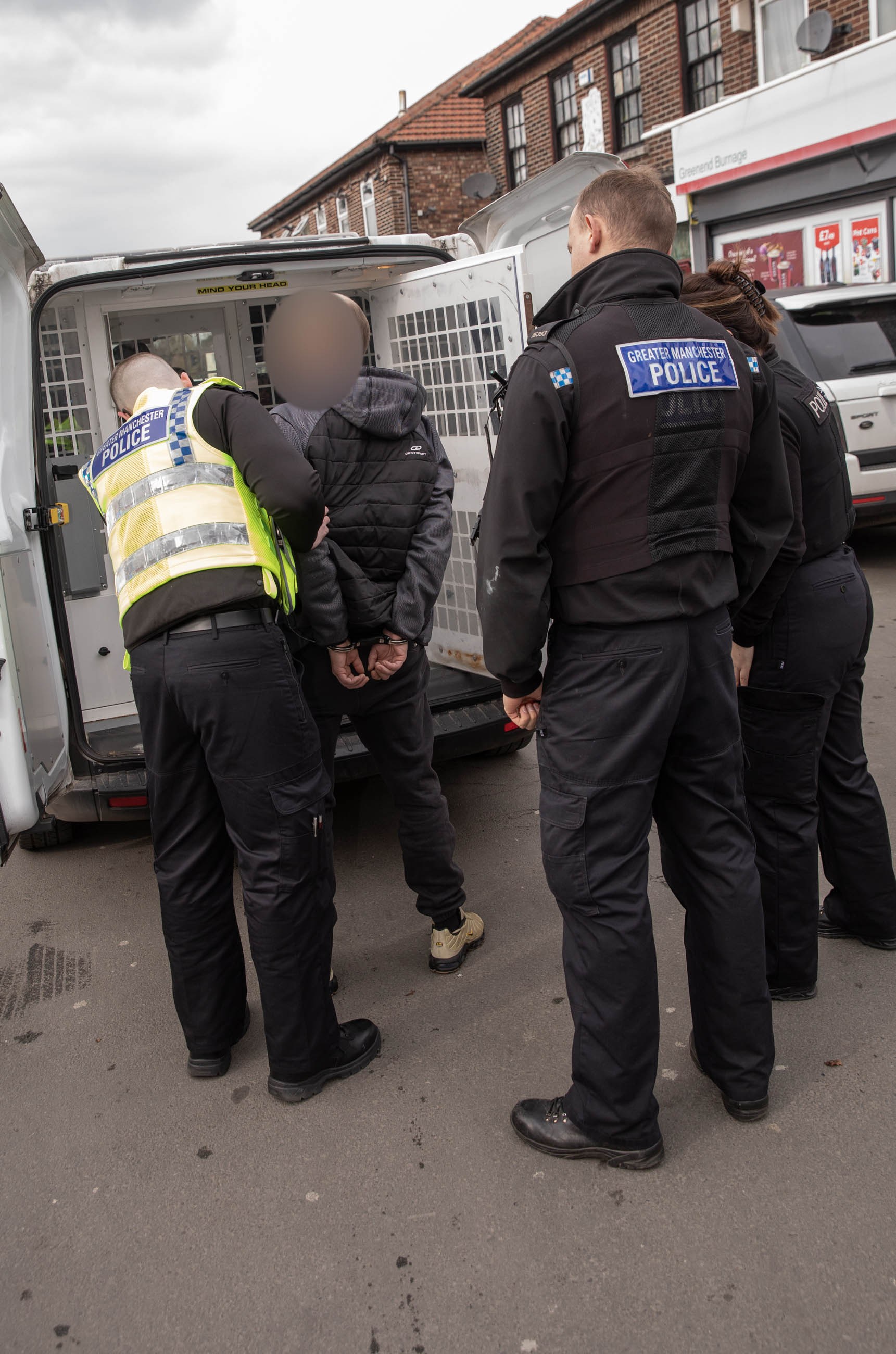 GMP Burnage Arrest