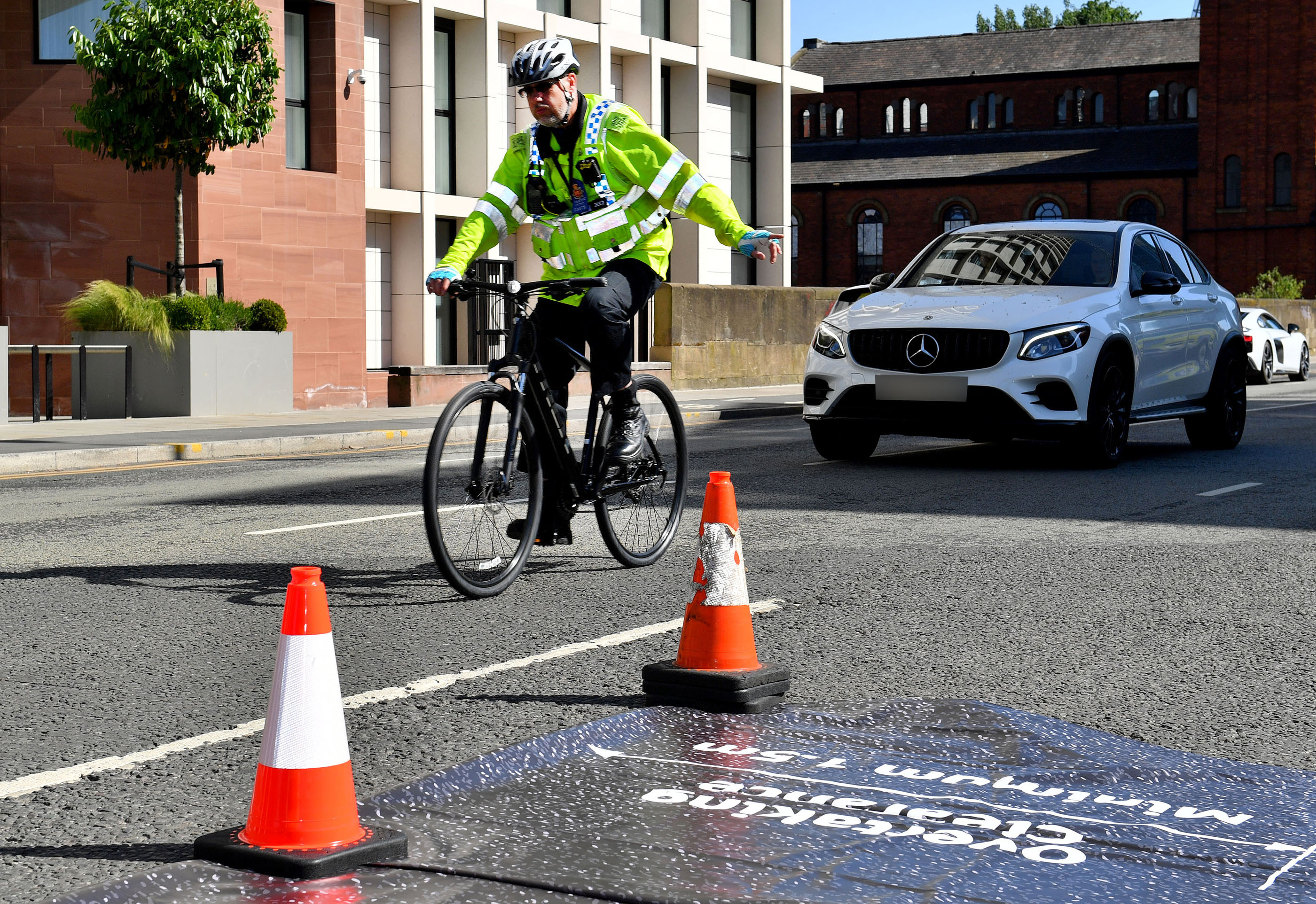 First Close Pass operation since its relaunch takes place in Deansgate