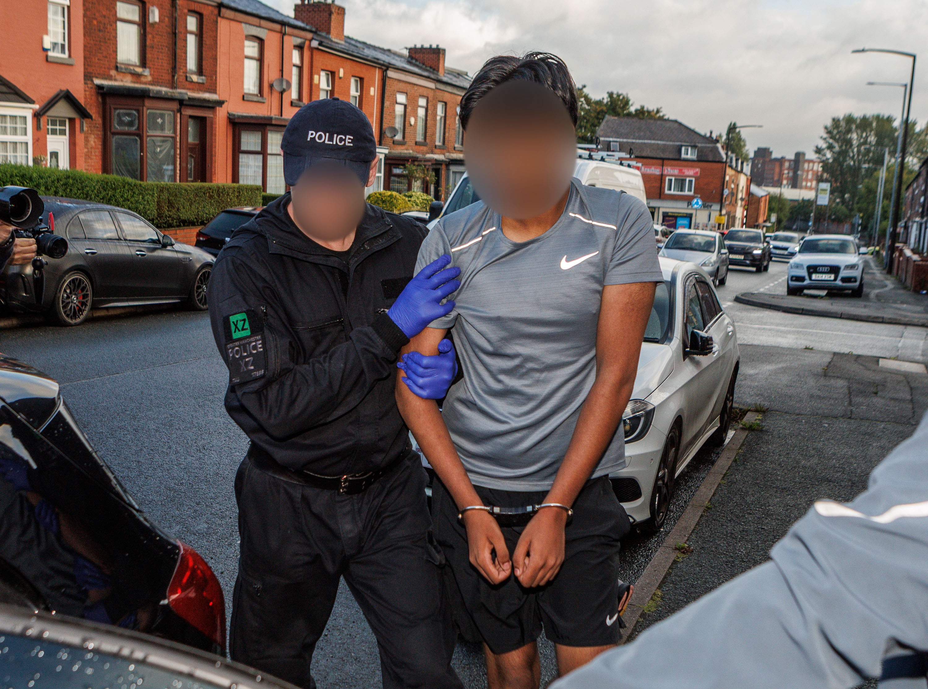 Picture of man arrested following warrants in Bolton.