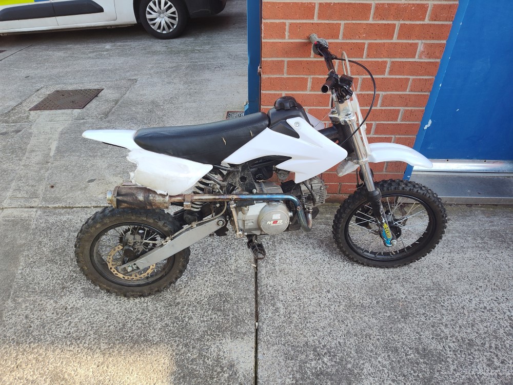 Image of seized bike in Wigan.