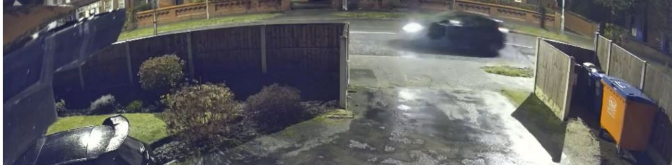 Vehicle suspected to be involved, dark coloured hatchback