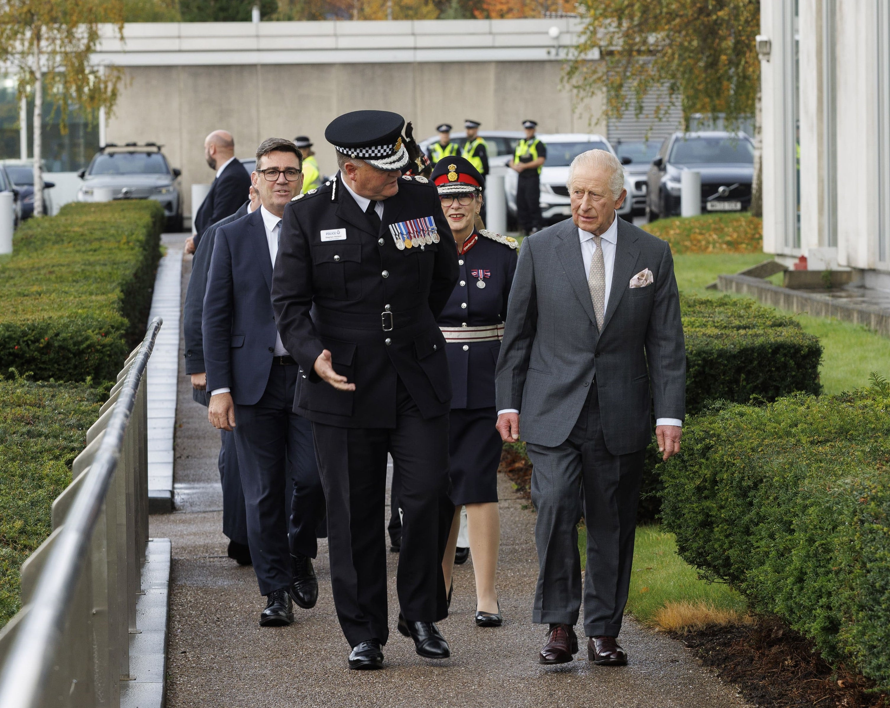 The King visiting GMP