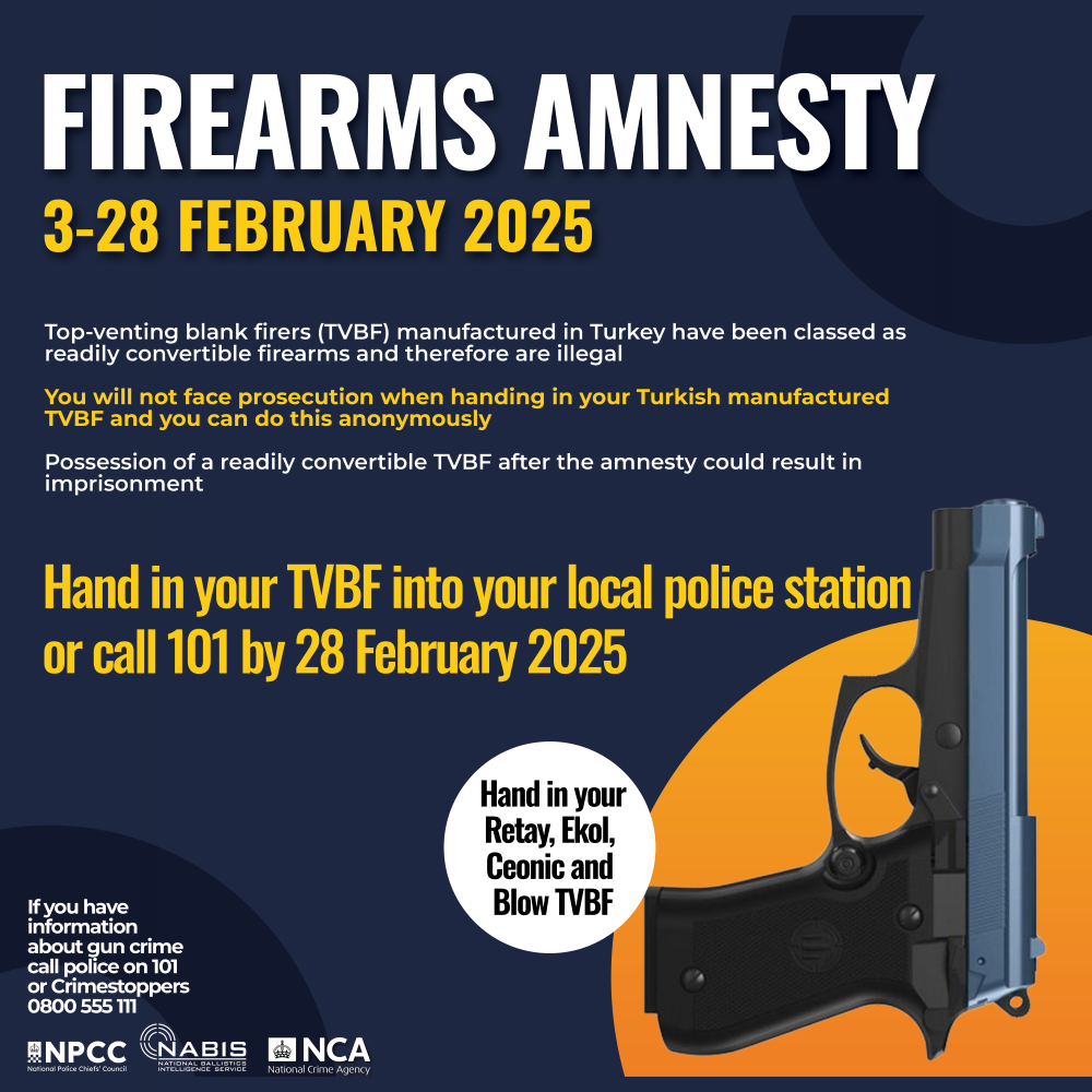 Firearm amnesty lead image.