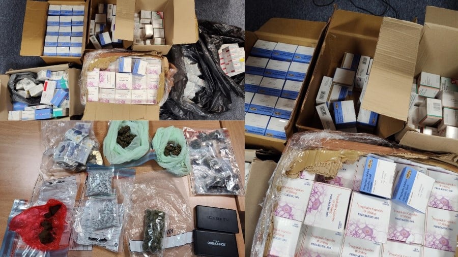 Drugs, cash and more than 20,000 prescription drugs seized in Rusholme.