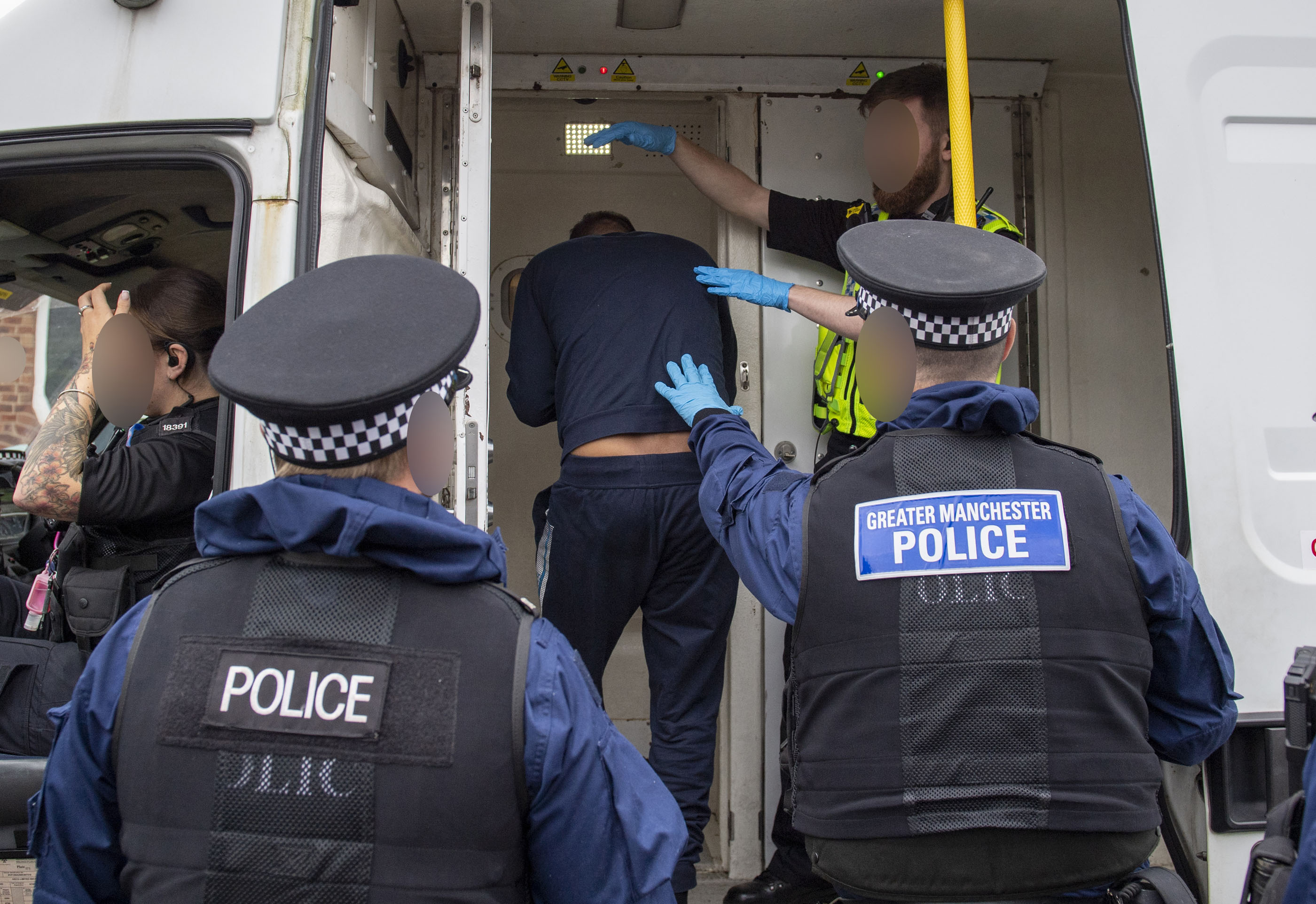 Man arrested on suspicion of conspiracy to supply Class A and Class B drugs.