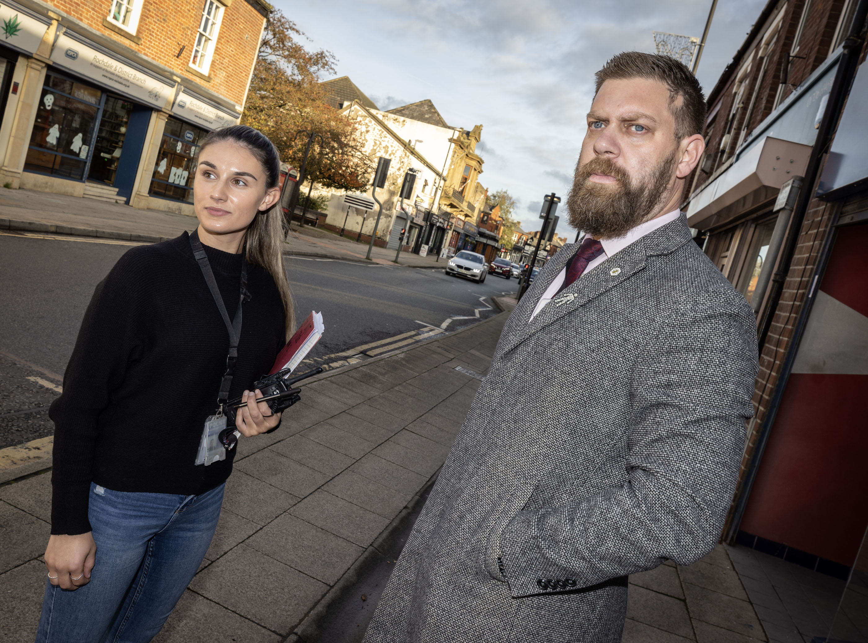 DS Jessa Bryant and Inspector Stuart Round