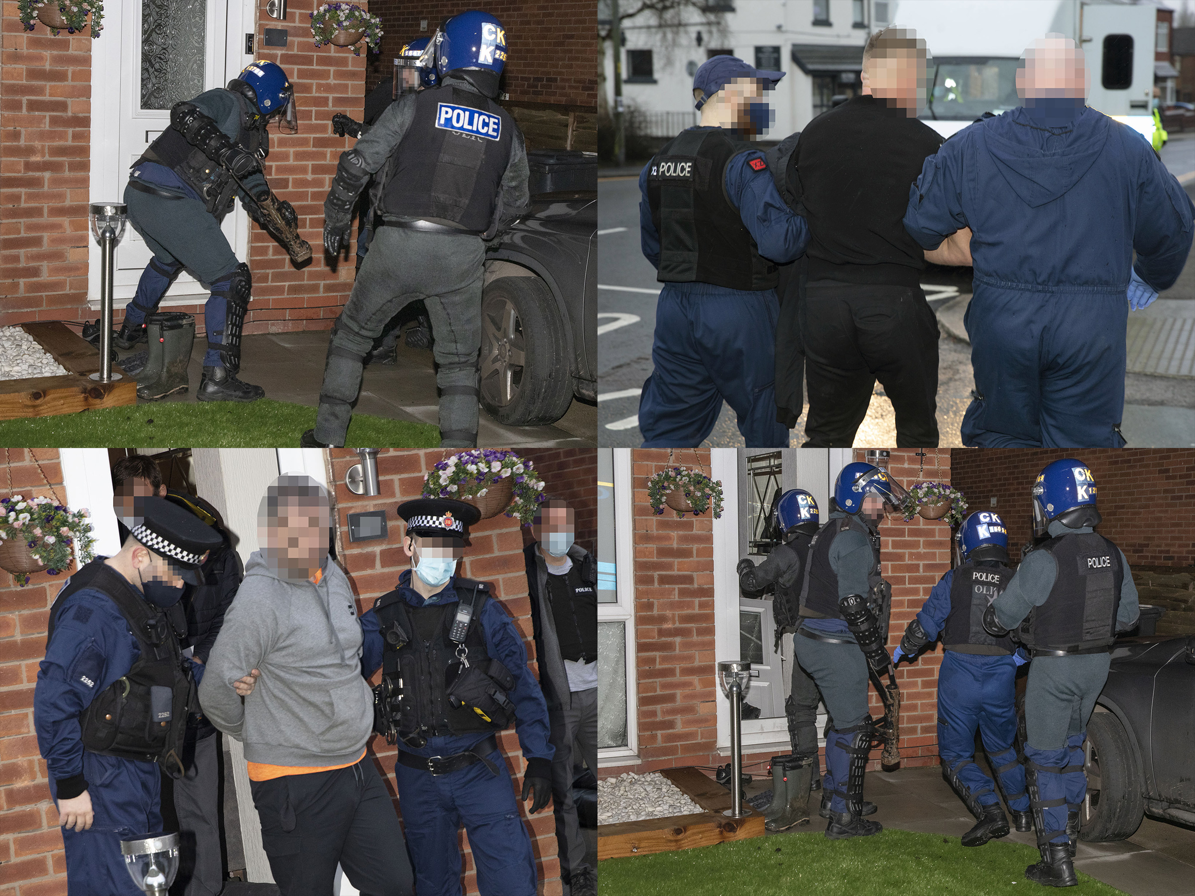 Police investigating drugs supply have raided 18 properties in Wigan.