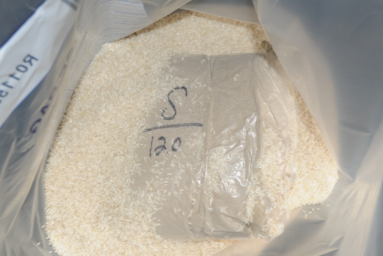heroin in rice